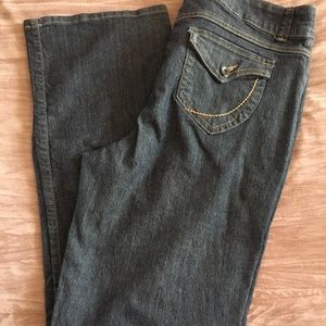 Bootcut dark denim!